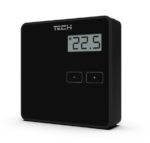 Programuojamas radiobanginis patalpos termostatas Tech EU-294-V2 juodas