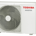 *Išorinė inverter split tipo dalis Toshiba Haori  Nordic / Polar+ Black_White (R32 freonas) 2,8 /3,2 kW