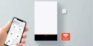 Viessmann Vitodens 050-W 3,2–25 kW – karšto vandens ruošimas per boilerį